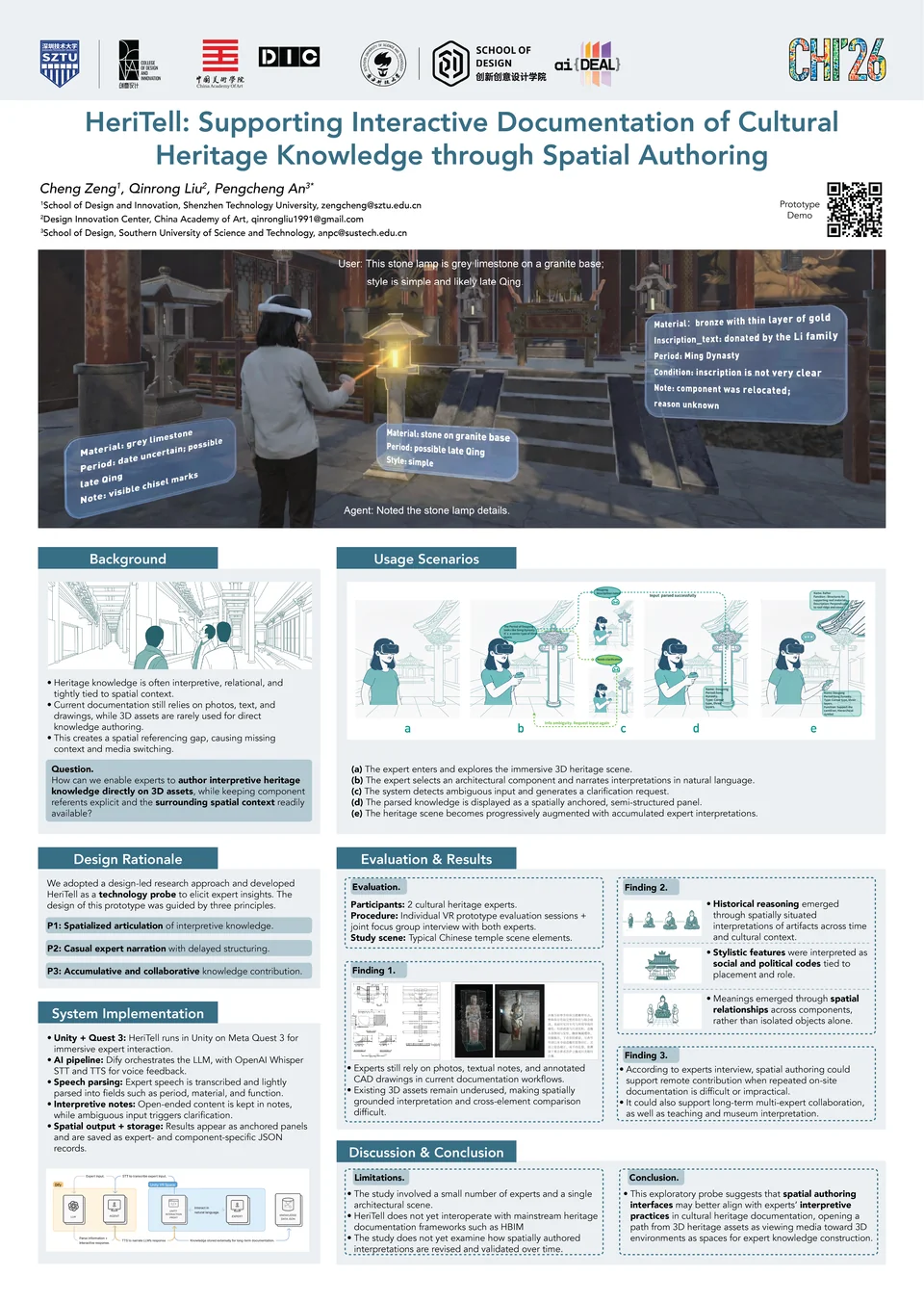 HeriTell CHI EA 2026 poster